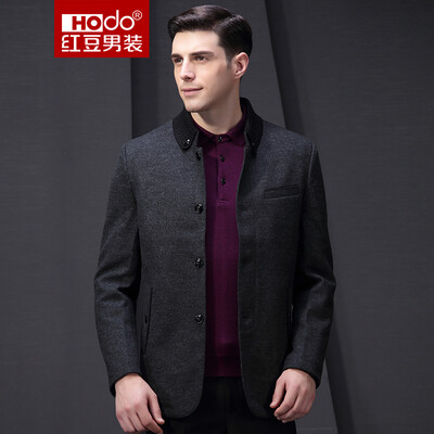 

Мужская куртка Red Bean Hodo Men's Fashion Ladies Men's Slim Woolen S4 Grey 165 / 84A