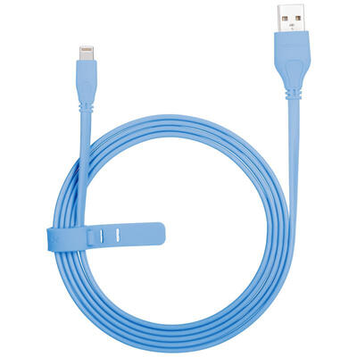 

MOMAX Apple MFI certification data line lighting charging line for iPhone8 / 7/6 / 6s plus / X / 5s / SE mobile phone 1.5 meters blue