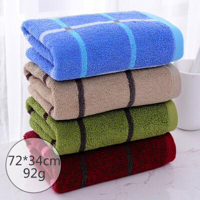 

Cntomlv 4 Pcs grace Cotton towel shads washcloth soft Water absorbent adult cotton couples wash face towel