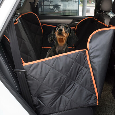 

Caraline car dog pad dog car mat dog supplies car dog pad Golden Retriever pet car mat waterproof&dirty car dog seat back row SUV rear tail box mat gray