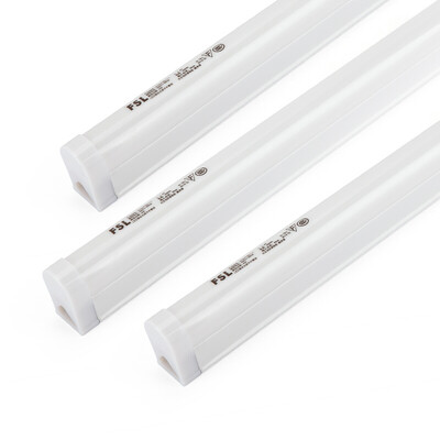 

Foshan Lighting FSL LED Tube T5 Integrated Set Bracket 1 m LED Light With 12W Daylight 25 Pack 6500K