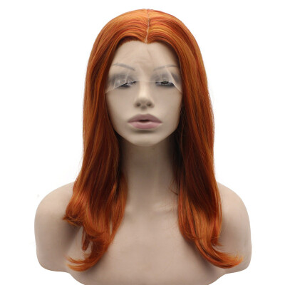 

Iwona Synthetic Hair Lace Front Should Straight Reddish Blond Wig