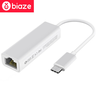 

Bias BIAZE Ethernet converter ype-C to RJ45 cable network port drive-free external adapter adapter compatible WinXP 7810 Mac Os ZH18-PC