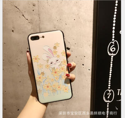 

IPhone 6s 6plus 7 7p, the new phone shell hard shell all-inclusive anti-wrestling apple cute cartoon relief