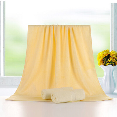 

Bamboo fiber pure color bath towel