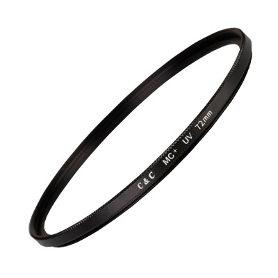 

C & C MC UV 72mm professional ultra-thin high-definition double-sided multi-layer UV protection mirror anti-fog waterproof anti-UV SLR filter