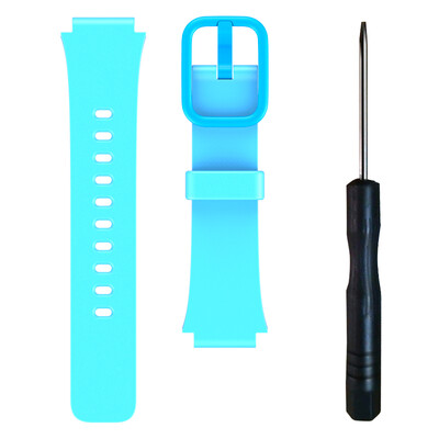 

Xiaoso millet ecological chain children phone watch S1 strap food grade silicone blue