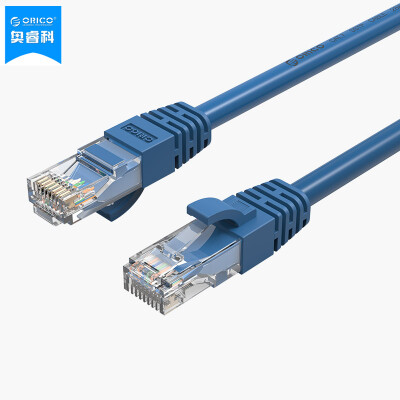 

ORICO (ORICO) МОПС-C6 CAT6 шесть гигабитных круглый провод улучшение кабель домой проект компьютерных сетей посвященный кабель перемычки обработанную медную RJ45 сетевой кабель синий 5 м