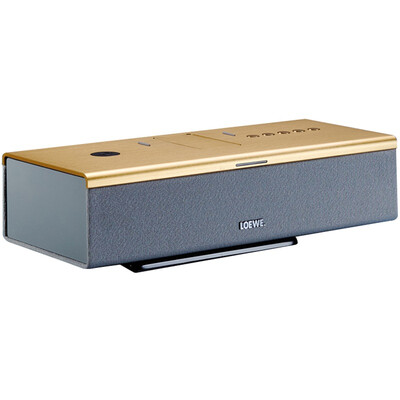 

LOEWE SoundPort ID mini Алюминиевый Bluetooth-динамик Apple Зарядка базового звука для iPhone6p / 5S iPad air / mini Lightning Gold Edition