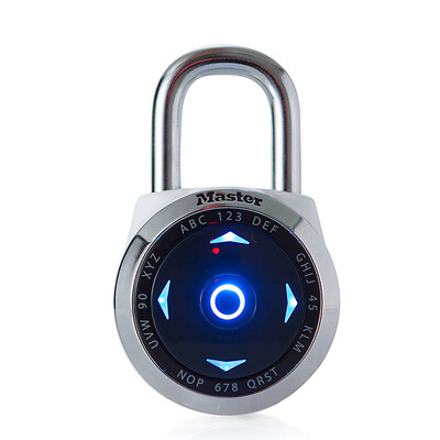 

Master Lock Electronic Direction Password Lock 1500eXD American Origin LED Gym Locker Padlock White