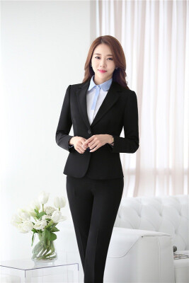 

Autumn And Winter Professional Business Women Work Wear Formal OL Styles Jackets & Blazers Female Tops Blaser Coat Outwear