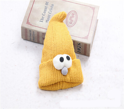 

Children hat eyes Sesame Street Knit Hat Men and girls spire cartoon bird wool hat autumn and winter hat