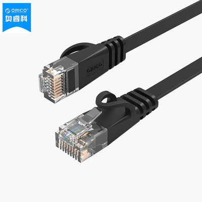 

ORICO (ORICO) МОПС-C6B CAT6 гигабитный шесть плоский кабель обустройство дома проект компьютерных сетей посвященный кабель перемычки закончил медный кабель RJ45 Черный 15 м