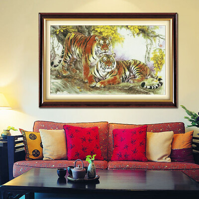 

embroider DIY DMC Cross stitchSets For Embroidery kits Jungle Tiger factory direct sale