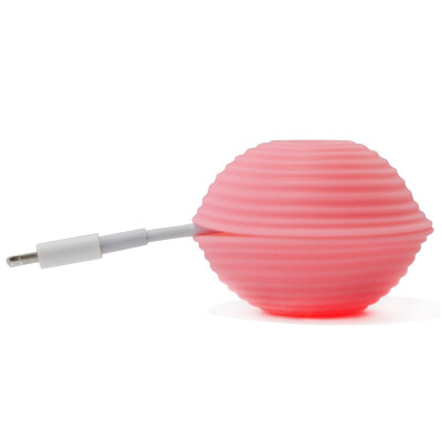 

San Diego Sendio Shell Headset Storage Wraper Apple Phone Data Cable Processor Silk Wraper Maca Long Pink