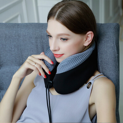 

ICAROOM U-shaped pillow memory cotton car headrest neck pillow office airplane travel nap pillow I-607MB-F
