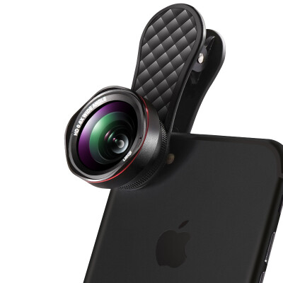 

Curiosity LIEQI LQ-046 phone lens wide-angle macro combo Apple iphone Huawei SLR external camera petal black