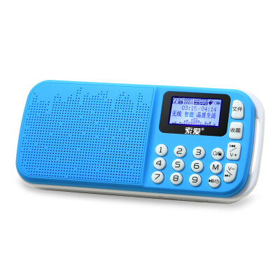 

Soaiy (soaiy) -138 portable card speakers mini audio card radio MP3 player elderly card speakers Sapphire