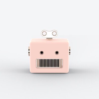 

Simple Lovely Mini Mobile Phone Bluetooth Speaker Cute Wireless Robot Speaker