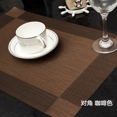 

Insulation pad Table mat Western food cushion Table cloth Scald protection pad Bowl mat European style Heat insulation waterproof