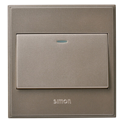 

SIMON (симон) V51026BY-02 розетка с двойным переключателем управления переключением для переключения несколько формовочной флуоресценцию на полпути управления Переключателем 56C типа серии 86 (светло-шампанского)