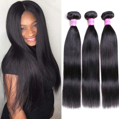 

Bling Hair Malaysian Straight Hair Bundles 3 Piece No Shedding Malaysian Hair Weave