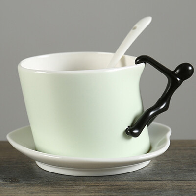 

By EDO Creative Coffee Cup Set Cup&Saucer Ceramic Cup Glaze Green TH6016