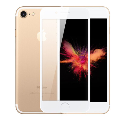 

[W] 3D гибка сила (Валя) Apple iPhone 7 7 закаленной стали Мембрана пленочное покрытие стального полноэкранное защиты 3D HD телефон фильм фильм черный
