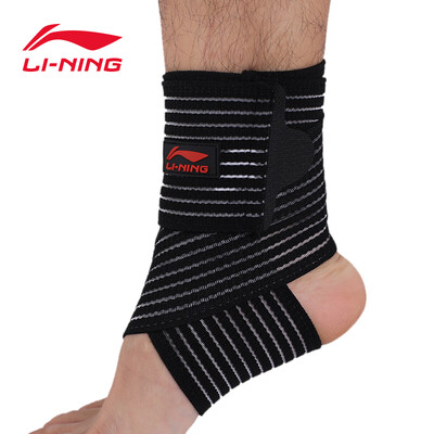 

Li Ning sports protective gear ankle ankle elastic bandage ball sports fitness fitness AQAH168-1 single only black uniform