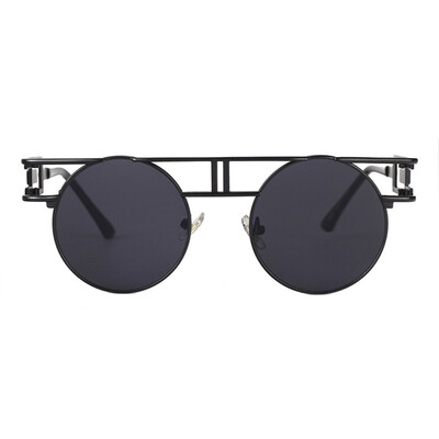 

Peekaboo Brand designer women gothic steampunk mens sunglasses coating mirrored sun glasses round female pink oculos redondo