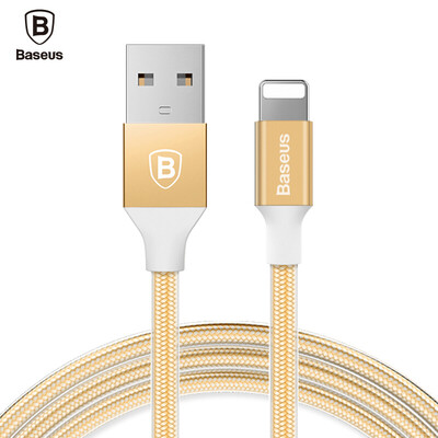 

(Baseus) Apple data cable charging line Yayao series for Apple iphone7P / 6 / 6s / 5s mobile phone flat panel charger line power line soil Hao gold 1 meter