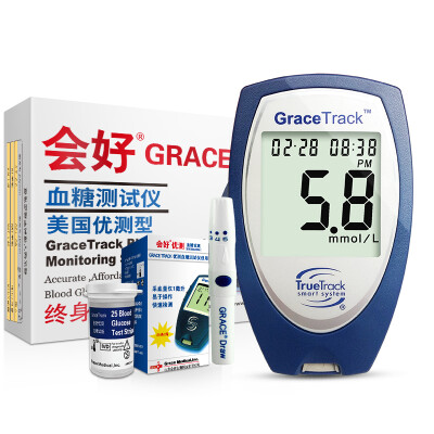 

Will be good (GRACE) excellent measurement type blood glucose meter set home US imports (instruments +25 blood glucose test strips +25 lancing needle)