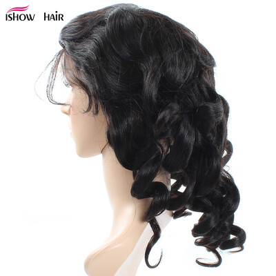 

Ishow Good Quality 8A Loose Wave Remy Virgin Hair Full Lace Human Hair Wigs