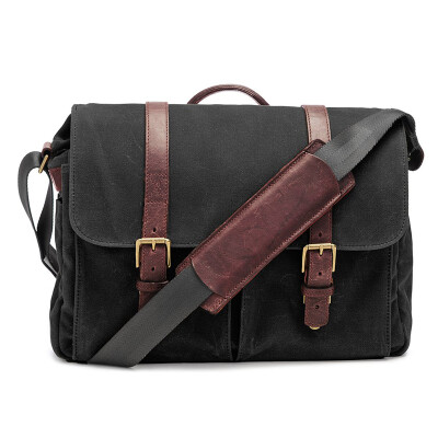 

ONA 013BL The Brixton Shoulder Skew SLR Camera Bag / Professional Camera Bag Casual Canvas Bag Pure Hand Steady Black