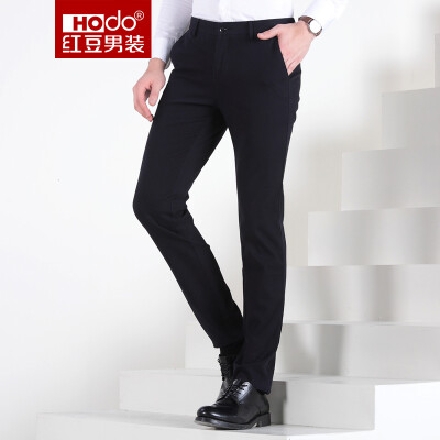 

Red Bean Hodo Men Casual Pants Men Men Business Slim Cotton Blended Pants G4 31