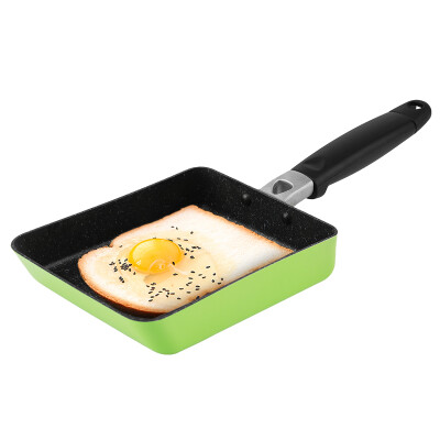 

Cook big Wong pan non-stick pan 16cm square small fry Japanese fresh and lovely do not paste pancake fried dumplings fried egg cooker gas gas stove open flame General J16J3