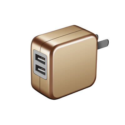 

Машина музыка двойной USB зарядное устройство / штепсельная вилка телефон быстрый заряд адаптер 3C сертификации 5V / 2.1A iPhone 7 просо Huawei Samsung Android мобильного телефона общего L-207 Tu Hao золото