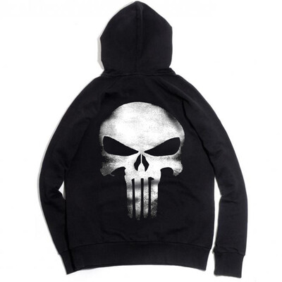 

2017 mens black hoodies with Skull pattern