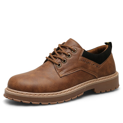 

Leisure style Retro&Flat leather casual shoes Mens shoes