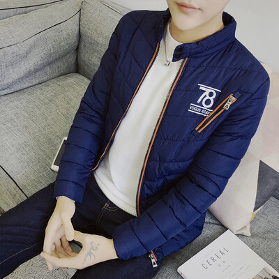 

Winter new men stand up cotton tulips young men wear cotton jacket jacket