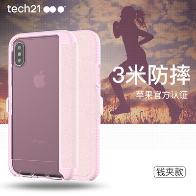 

Tech21 компании Apple iPhoneX (5,8 дюйма) Выдерживает падение пункта бумажник телефон оболочка Apple, iPhone 10 Apple, телефон оболочка защитного рукав розовых оболочки сопротивления падения