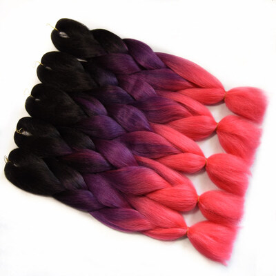 

1pcspack Chorliss 24" Ombre Braiding Hair Crochet Braids Synthetic Crochet Hair Extension 100gpack