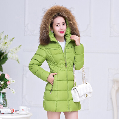 

2017 fashion cotton clothing women in the new long paragraph cotton women winter dress thick Slim women's large size coat