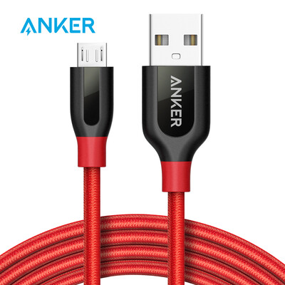 

Anker Micro USB interface can pull the phone data cable charge line 09 meters red support Samsung millet Meizu Sony HTC Huawei&so on