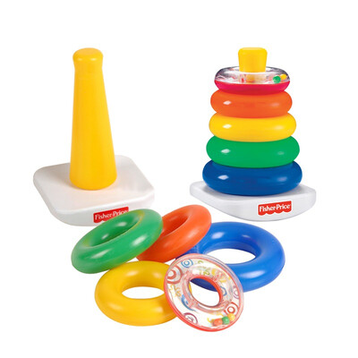 

Fisher-Price развивающие игрушки радуги обойма Rock-A-Stack (ClosedBox) N8248
