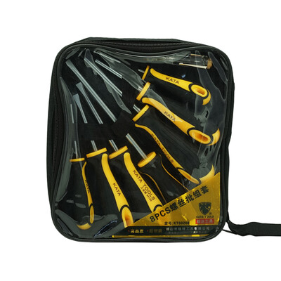 

KATA 8 piece set cross word screwdriver screwdriver screwdriver screwdriver set manual tool with strong magnetic KT60208