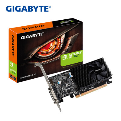 

Gigabyte (GIGABYTE) GT 1030 Низкопрофильные 1227-1506MHz / 6008MHz 2G / 64bit GDDR5 Графика