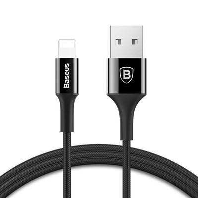 

Кабель Lightning для зарядки и передачи данных Baseus,Черный
