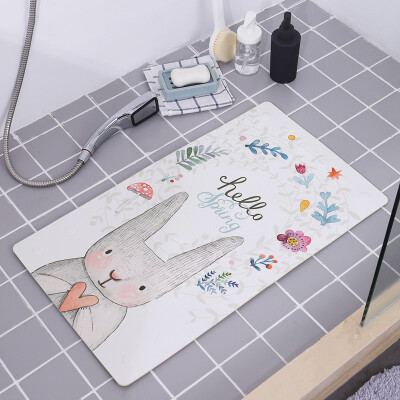 

Maiyah mats bathroom pad sucker non-slip foot pad rabbit