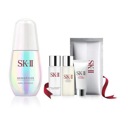 

SK-II "light bulb" luxury pet gift box (Muscle Light Yun White Essence 50ml + cleansing 20g + fairy water 30ml + Whitening Mask 1p + clear Yinglu 30ml or skin care mask 1p